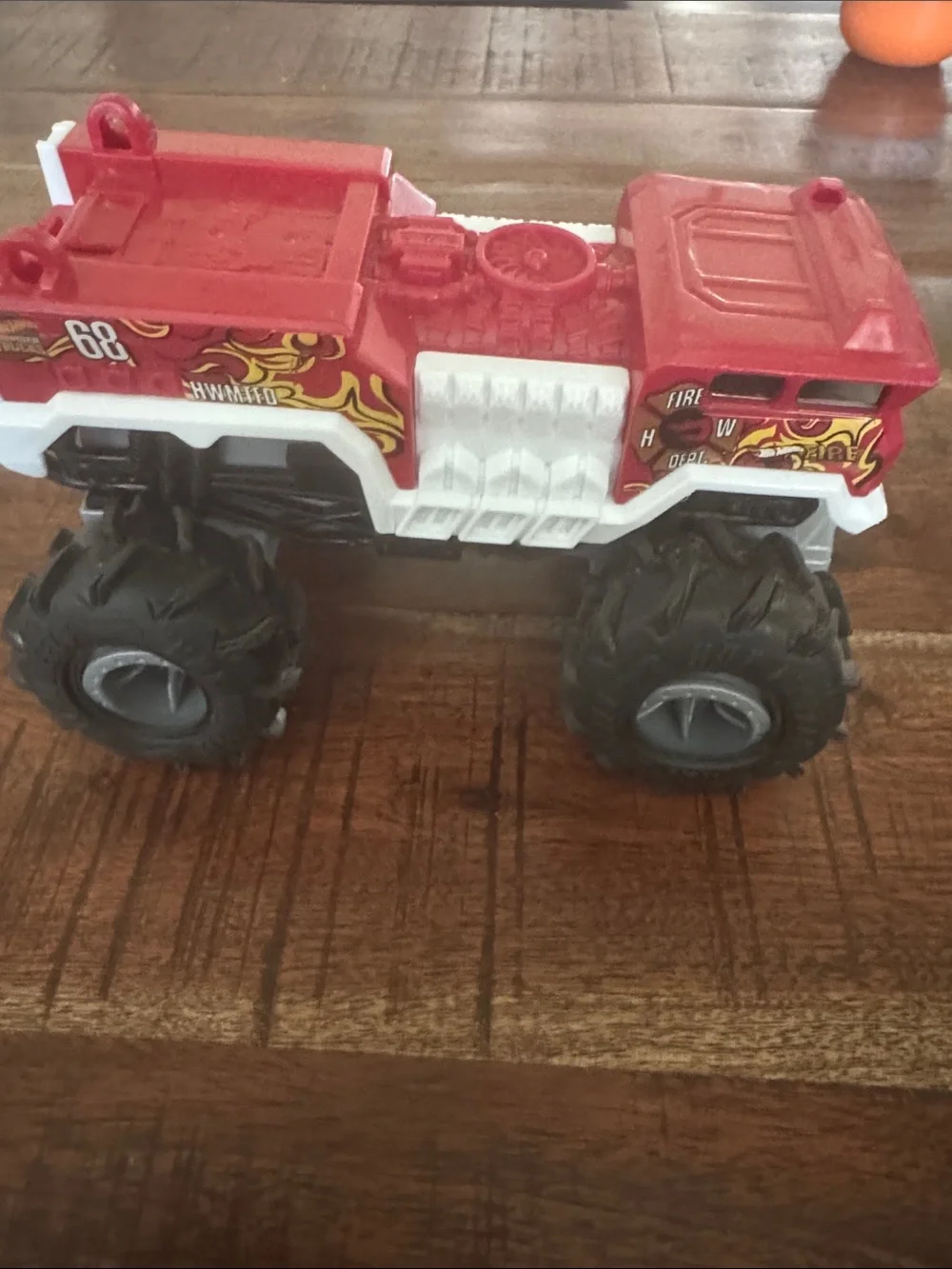 Hot wheels fire truck
